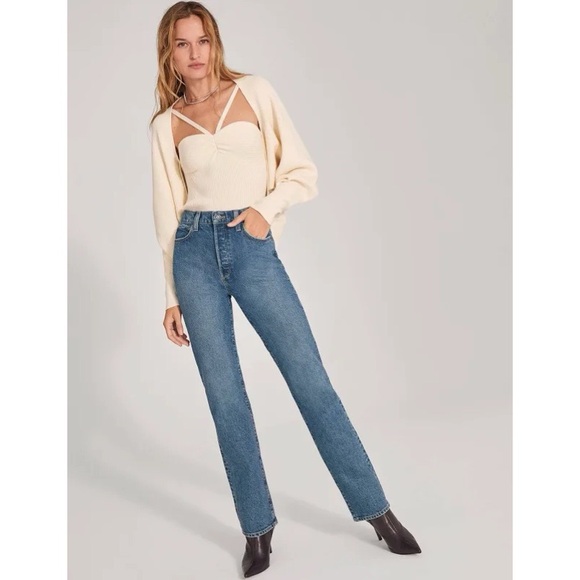 Favorite Daughter Denim - Favorite Daughter The Vivi In Iris Size 27 Color Blue